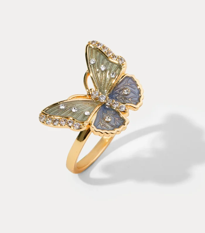 Butterfly Elegance Adjustable Ring